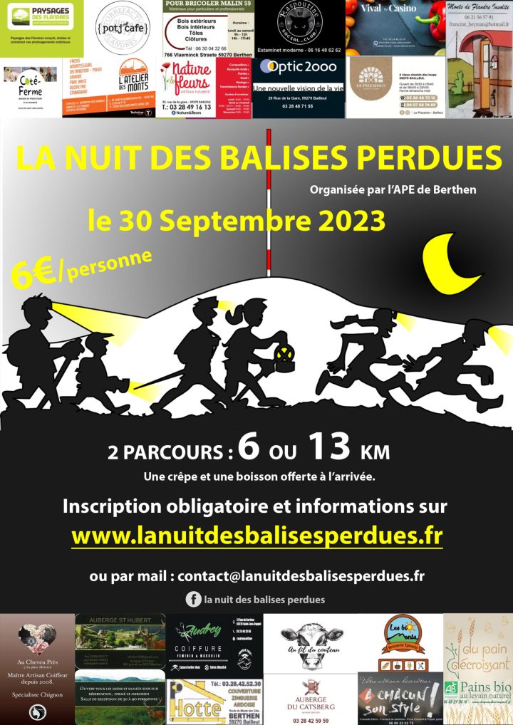 AFFICHE LA NUIT DES BALISES PERDUES 2023